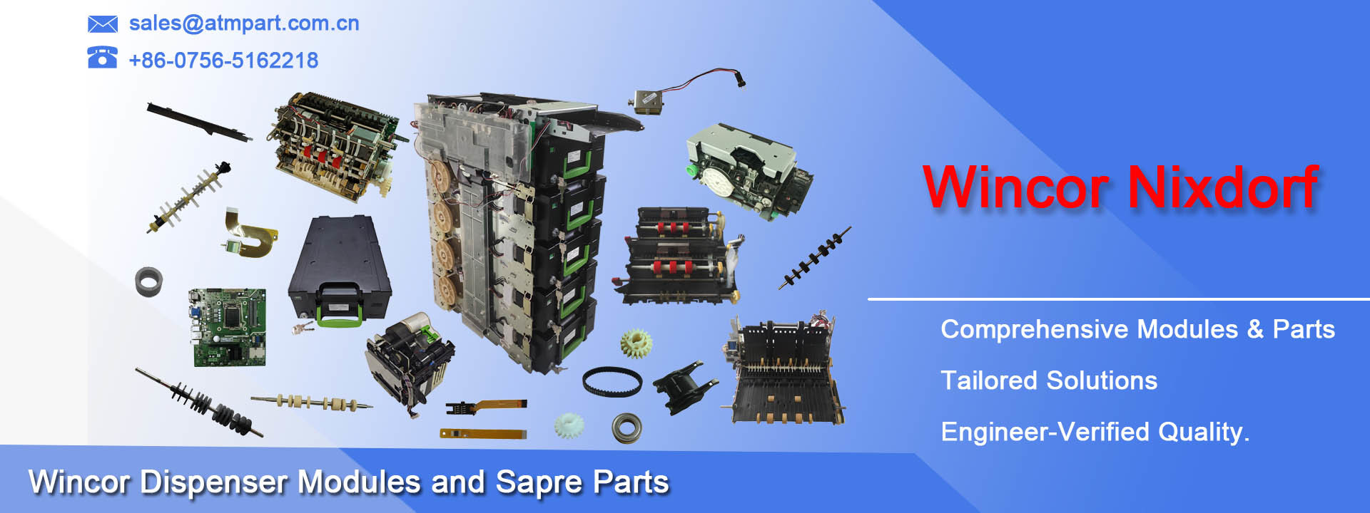 Ποιότητα Τμήματα ΑΤΜ Diebold Nixdorf εργοστάσιο