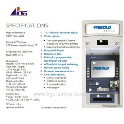 Diebold Opteva 562 Μηχανήματα ΑΤΜ Πλήρη Μονάδες Ανταλλακτικά Εξαρτήματα