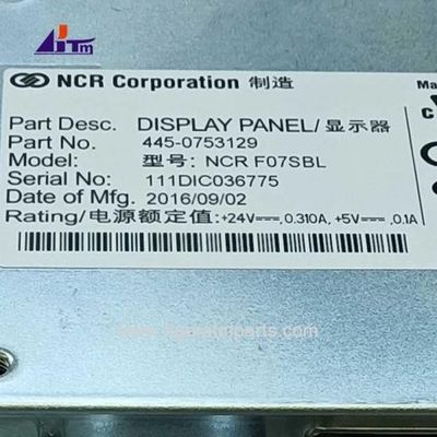Τμήματα μηχανών ΑΤΜ NCR SelfServ 6683 6687 LCD οθόνη 7 ιντσών COP 445-0753129
