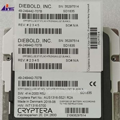 Τμήματα μηχανών ΑΤΜ Diebold Nixdorf EPP7 πληκτρολόγιο 49249442707B