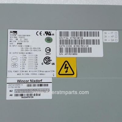 1750136159 Wincor Nixdorf 2050XE PC280 Ηλεκτρική τροφοδοσία 24V Μέρη μηχανών ATM
