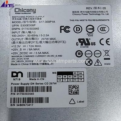 Τμήματα μηχανών ATM Wincor Nixdorf DN100/150 Τροφοδότηση 297W 1750303540