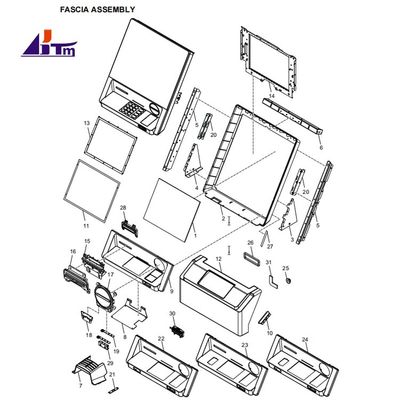 NCR SelfServ 83/6683 87/6687 Fascia Assembly ATM Spare Parts