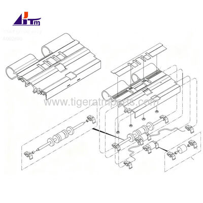 Α002880 Εσωτερικός οδηγός για το NMD50 Dispenser Glory Triton NMD ATM